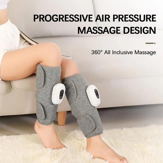 Wireless 360° Air Pressure Calf Massager Electric 3 Mode Airbag Compression Leg Massage Foot Calf Muscle Relax Blood Circulation