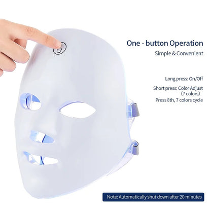 Rechargeable LED Facemask