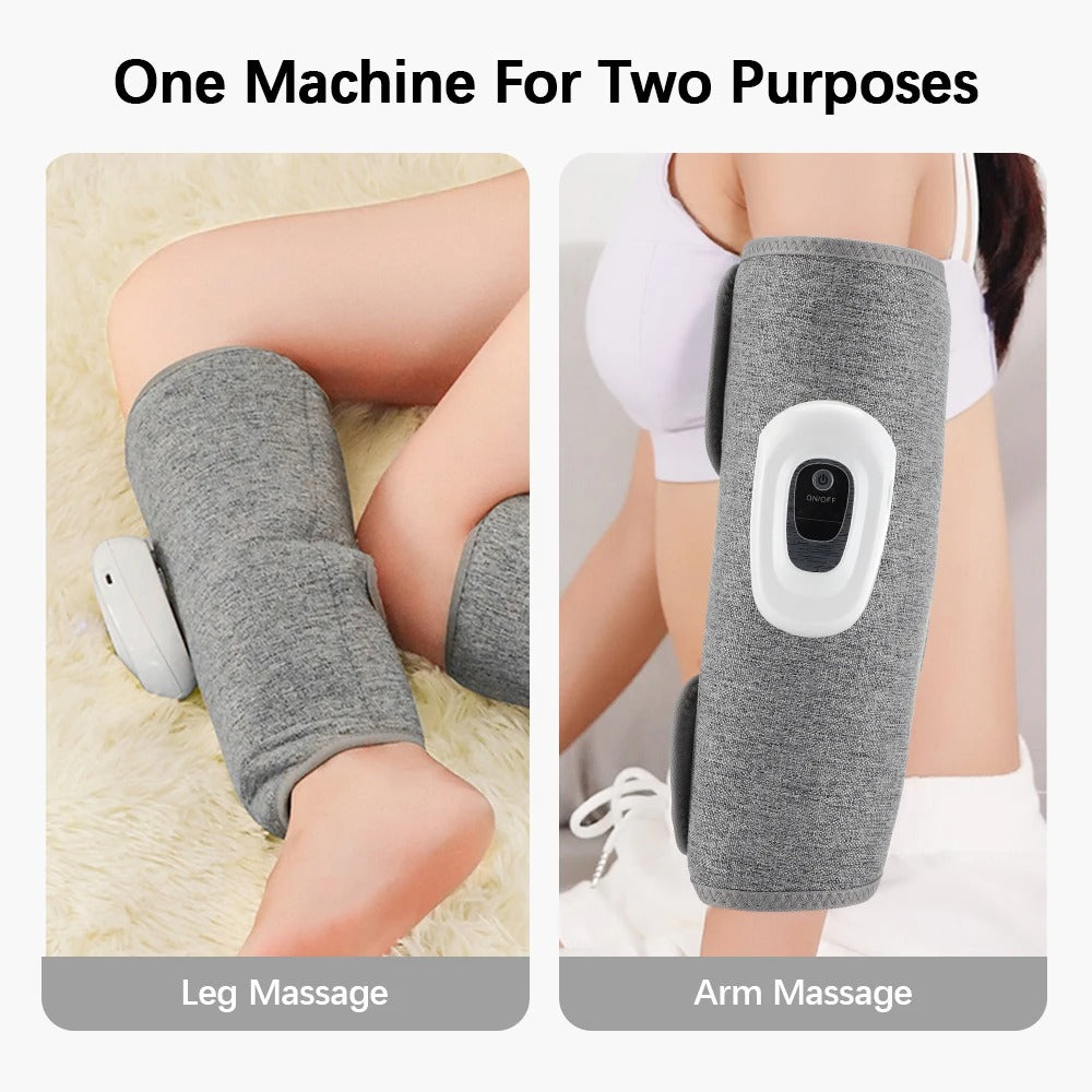 Wireless 360° Air Pressure Calf Massager Electric 3 Mode Airbag Compression Leg Massage Foot Calf Muscle Relax Blood Circulation